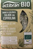 Barrita ecológica salada con espirulina