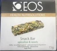 Barritas de semillas y espirulina
