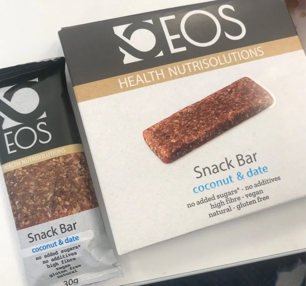Barritas de Dátil y Coco