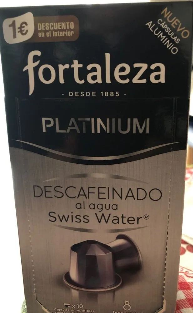Platinum Cafe descafeinado al agua Swiss Water