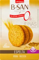 B-san galletas integrales finas de espelta bajas