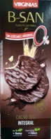 Galletas B-SAN Integral Chocolate sin azúcares añadidos