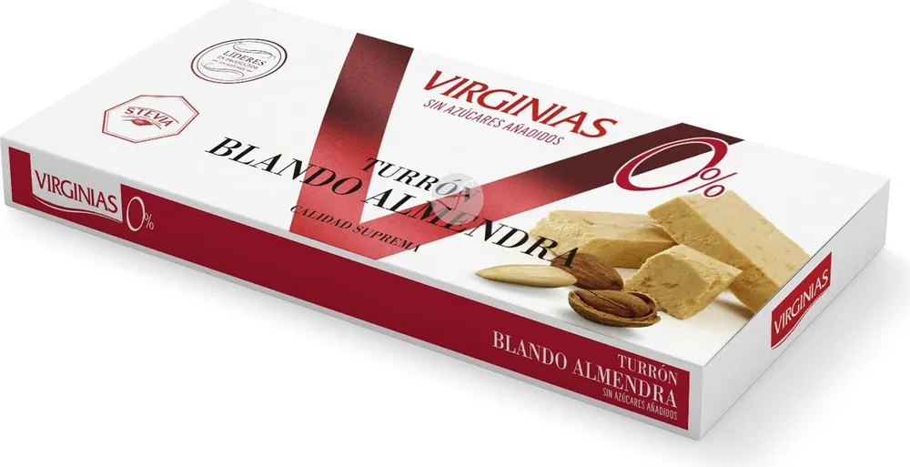 Turron Blando De Almendra Sin Azucar Virginias