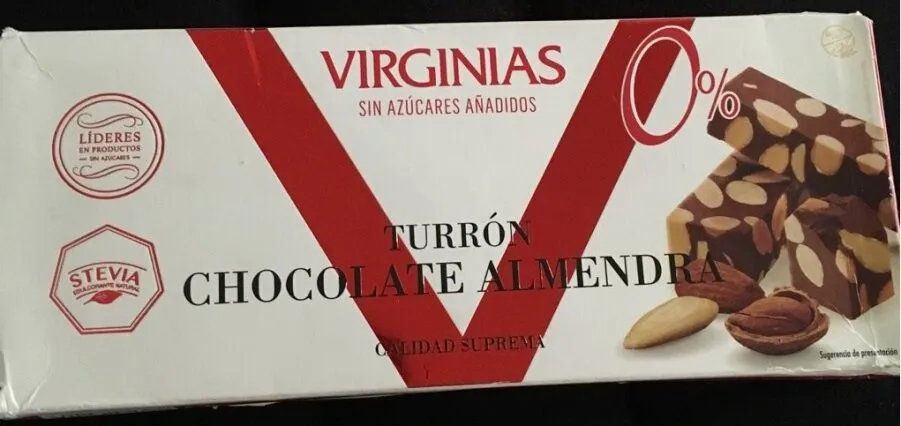 Turron chocolate almendras
