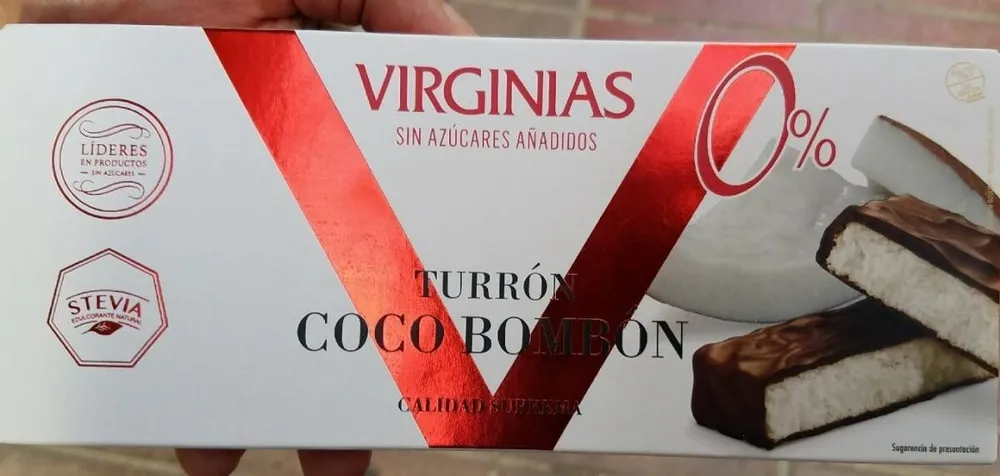 Turron coco bombon