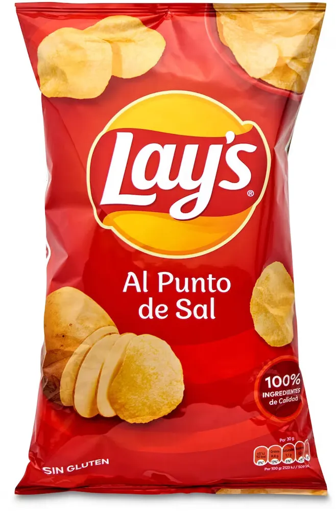 Patatas fritas al punto de sal Sin Gluten bolsa 170 g
