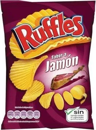 Ruffles sabor jamón
