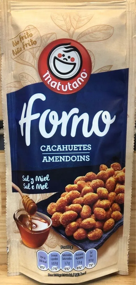 Cacahuetes al horno con Sal y Miel