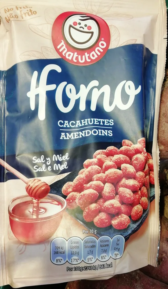Cacahuetes Sal y Miel Horno