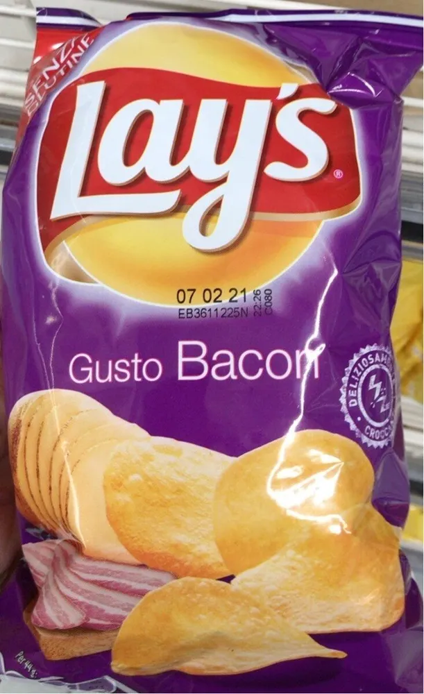 Patatine gusto bacon