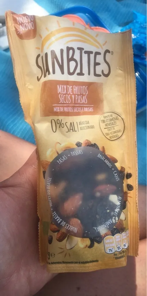 Mix de frutos secos y pasas