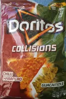 Colision aperitivos de maíz sabor chili habanero y guacamole