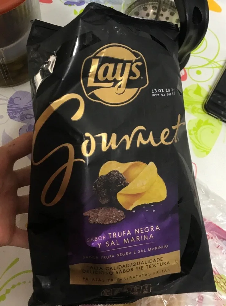 Gourmet sabor trufa negra y sal marina