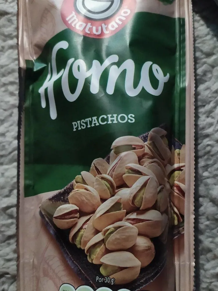 Pistachos horno