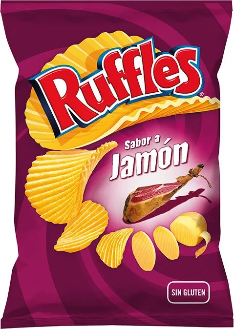 Ruffles Jamón
