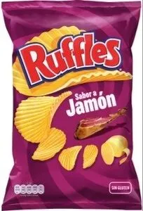 Patatas fritas con sabor a jamón