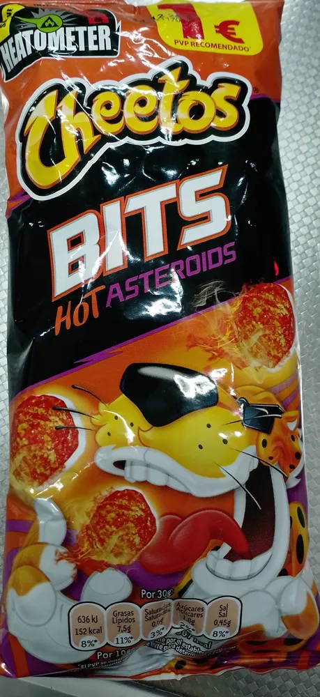 Bits hot asteroids CHEETOS