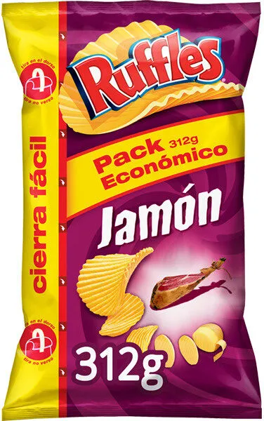 Ruffles Jamón