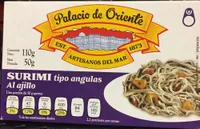Palacio de oriente Surimi tipo angulas al ajillo