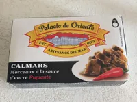 Calamars Dans Leur Encre Piquant