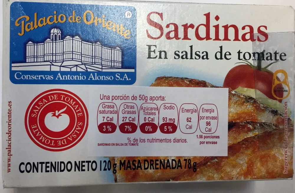 Sardinas en Salsa de Tomate