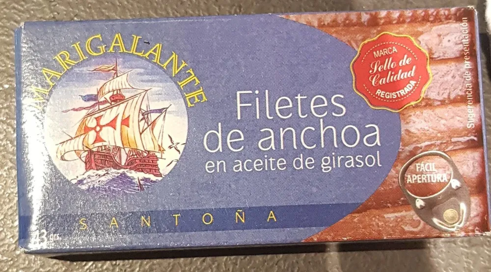 Filetes de anchoa