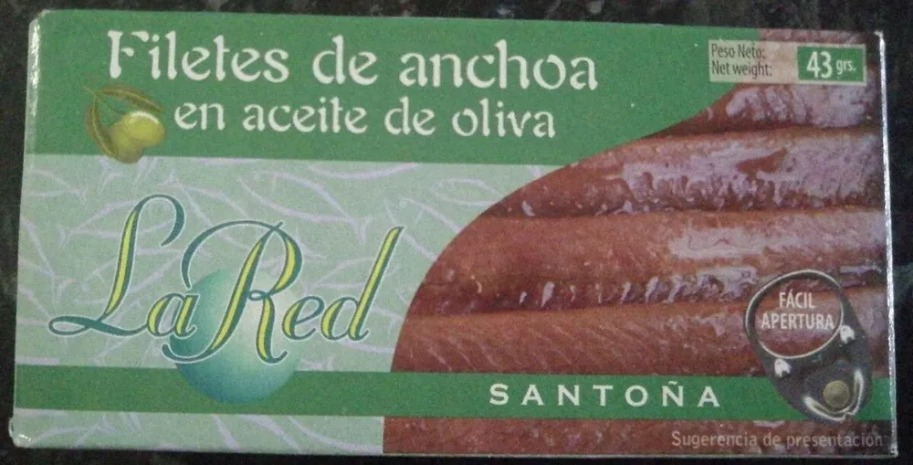 Filetes de anchoa en aceite de oliva