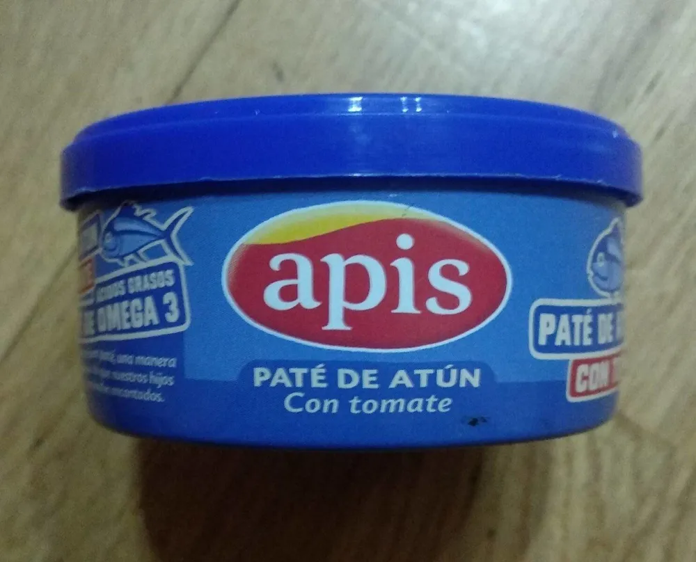 Paté de atún con tomate