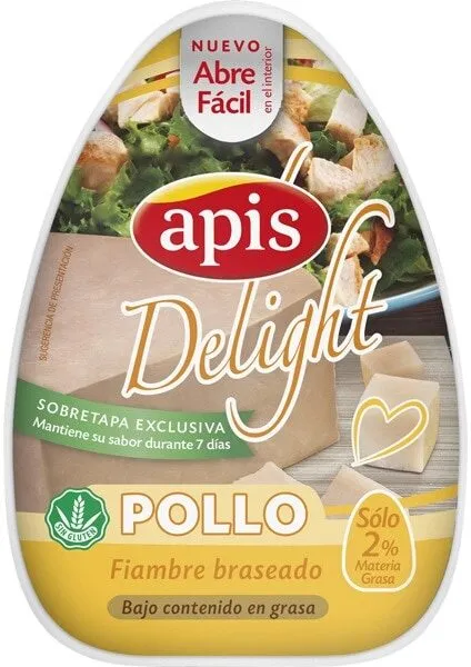 Fiambre de pollo braseado delight sin gluten