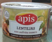 Lentejas con sofrito casero