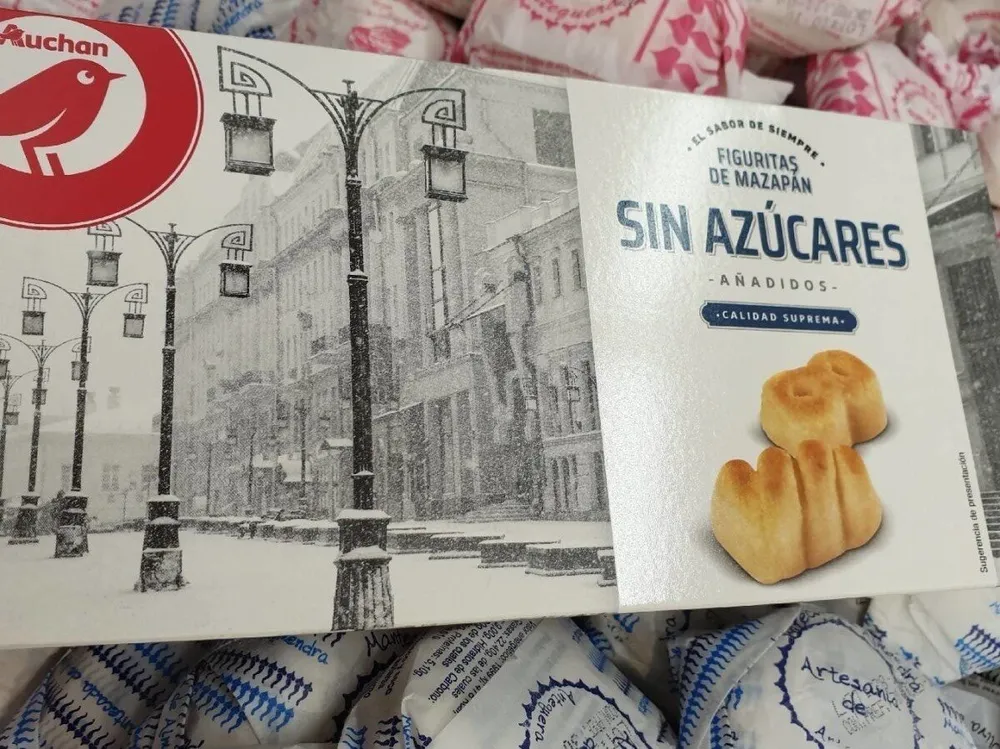 Figuritas de mazapán sin azúcares