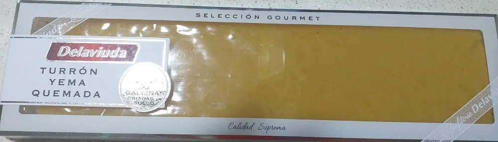 Turrón yema quemada