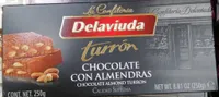 Turrón chocolate con almendras (250 G)