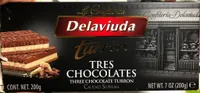Turrón tres chocolates