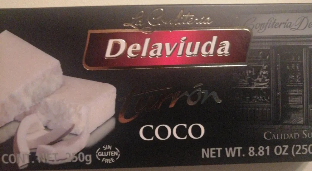Turrón coco