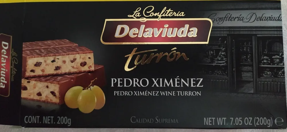 Turrón Pedro Ximénez