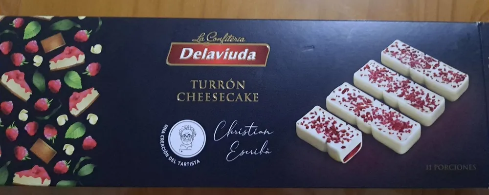 Turrón cheesecake