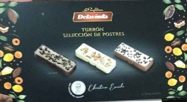 Turrón selección de postres