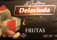 Turrón  frutas