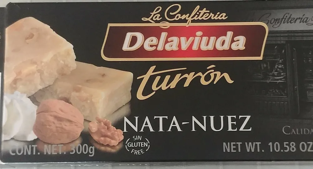 Turrón nata nuez