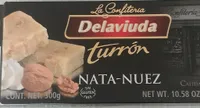 Turrón nata nuez