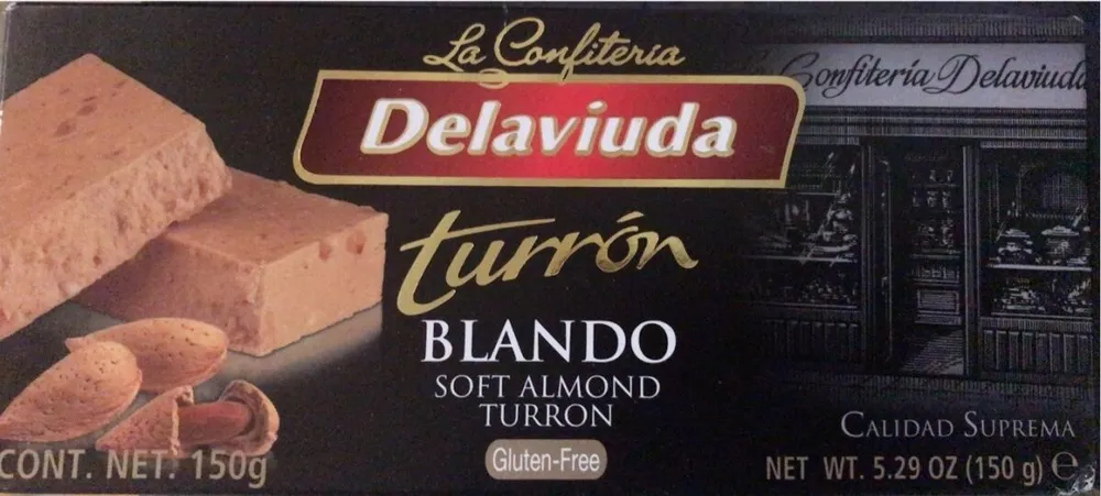 Soft Almond Turron -gluten Free- ?delaviuda? (150 G)