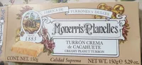 Turrón Crema de Cacahuete
