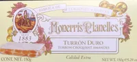 Turrón de almendra duro