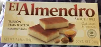 El Almendro Toasted Egg Yolk Turron (yema Tostada) 7oz (200 G)