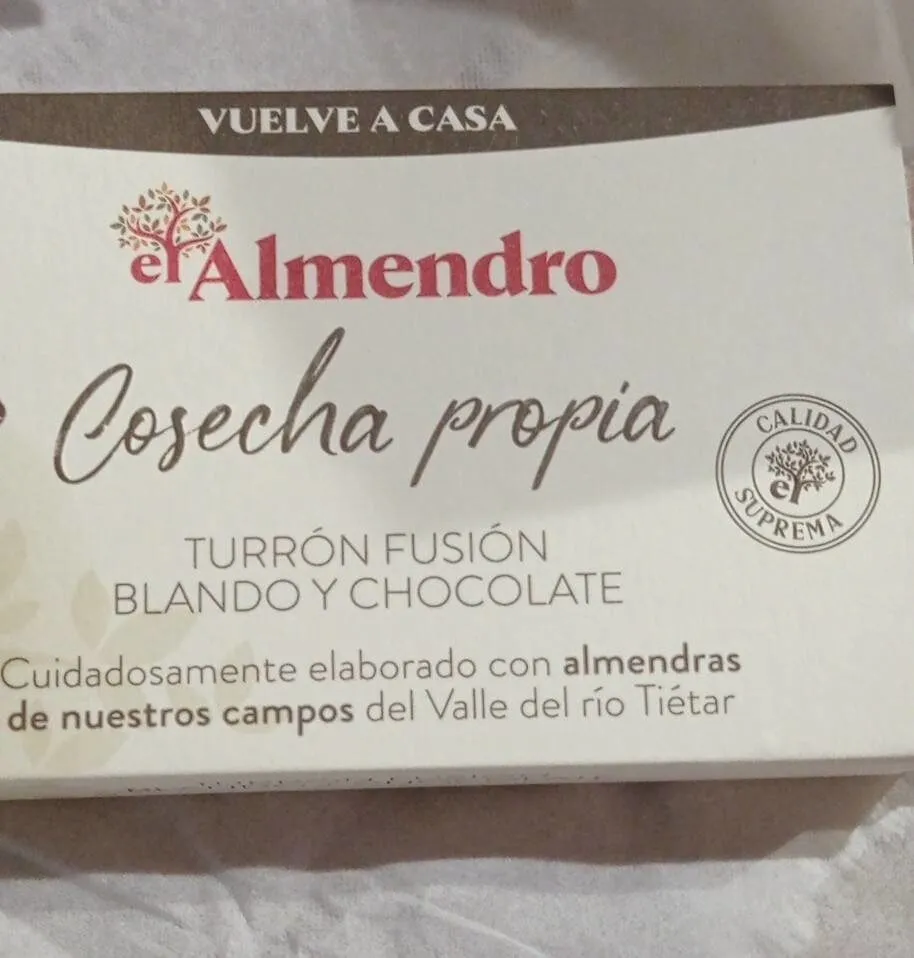 Turrón fusión  blando y chocolate