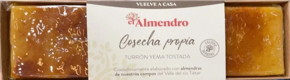 Turrón Yema Tostada