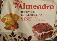Brownie de almendra sin gluten