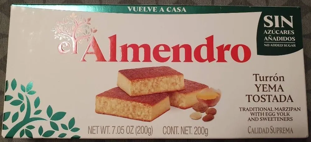 Turrón yema tostada