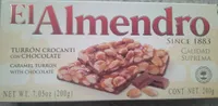 Turrón crocanti con chocolate